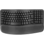 Logitech Ergo Series Wave Keys for Business teclado ergonómico sem fios, disposição italiana, grafite