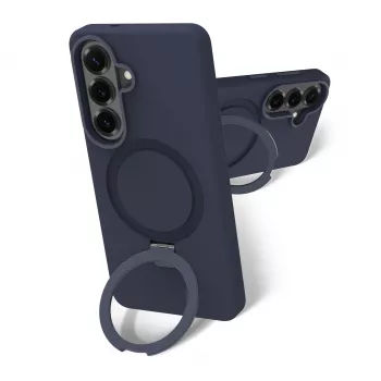 dbramante1928 Roskilde Capa Traseira para Samsung Galaxy S26 - Deep Water - Suporte Magnético, Compatível com MagSafe - ICON