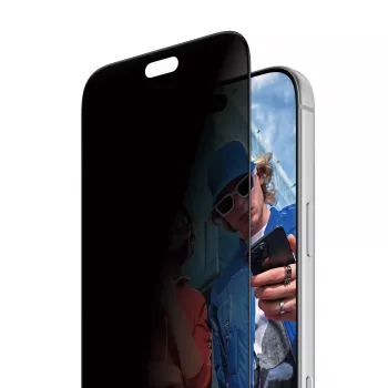PanzerGlass película de privacidade 2-Way para iPhone 17 Pro Max / 18 Pro Max, Ultra-Wide Fit com FastFit