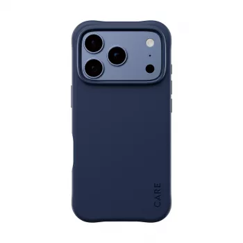 CARE by PanzerGlass Samba Case capa para iPhone 17/18 Pro, Italian Blue, MagSafe