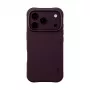 CARE by PanzerGlass Samba Case capa para iPhone 17/18 Pro, Dark Cherry, MagSafe