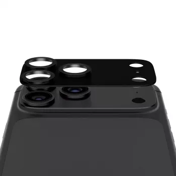 Proteção de lente da câmara PanzerGlass Fender para iPhone 15 Pro / 15 Pro Max - groselha preta