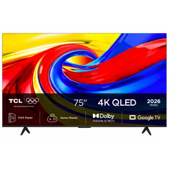 TCL 75P7L 75 polegadas QLED 4K Google TV com Dolby Vision & HDR10+