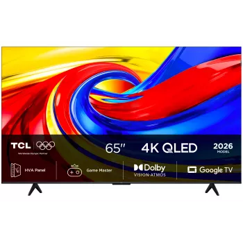 TCL 65P7L 65 polegadas QLED 4K Ultra HD Google TV com Dolby Vision & Atmos