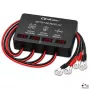 Balanceador de baterias Qoltec 48V para 4 baterias de 12V | 10A | AGM GEL LiFePO4 | LED