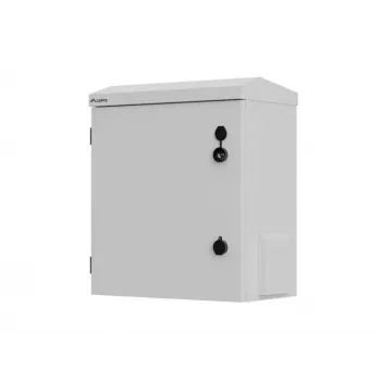Armário rack de parede/mastro 10 inch IP55 vedado, 420x300x500 mm, cinzento, montado