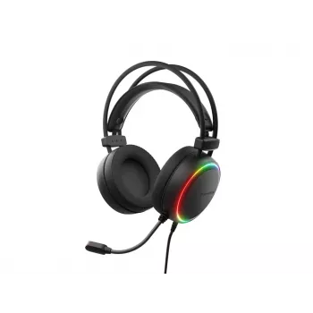Genesis Neon 614 Headset gaming USB RGB com microfone, preto