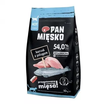 PMI Pan Mięsko Frango com Truta S Comida Seca para Gatos - 10kg
