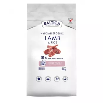 BALTICA Nutraceutic Adult Borrego e Arroz Small Breed Mono Comida Seca para Cães 9kg