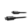 Cabo de carregamento rápido Baseus Tungsten Gold USB-C para USB-C 240W 1m preto