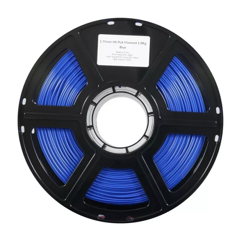 Filamento FlashForge HS PLA 1,75 mm azul 1 kg - impressão 3D de alta velocidade