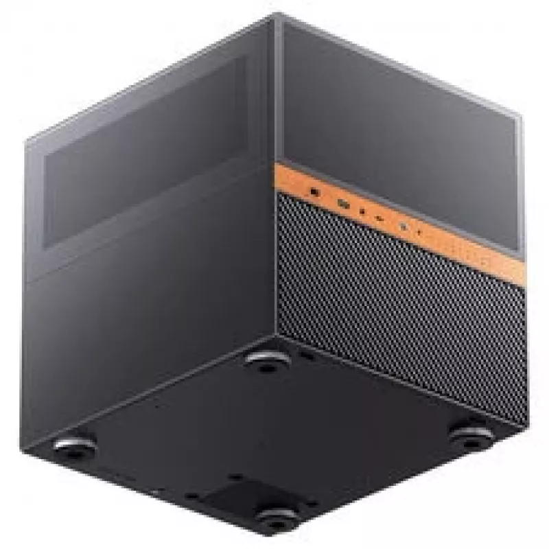 Caixa cubo NAS Jonsbo N6, Micro-ATX, Aço/Mesh, Preto