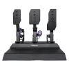 Conjunto de 3 pedais Conspit CPP-Lite com travão Load-Cell, acelerador e embraiagem de efeito Hall, alumínio CNC, USB, PC