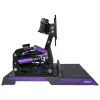 Conjunto de 3 pedais Conspit CPP-Lite com travão Load-Cell, acelerador e embraiagem de efeito Hall, alumínio CNC, USB, PC