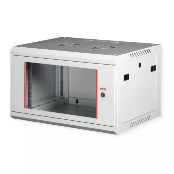 Armário de parede ROLINE 19 polegadas Basic Plus 6U, 600x450 mm, Cinzento