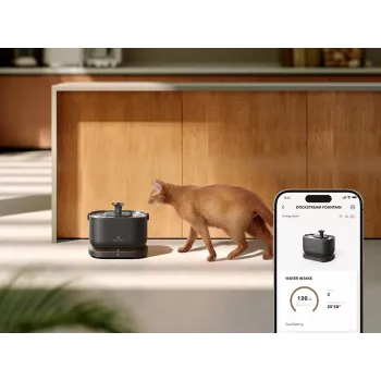 Petlibro Dockstream fonte de água com app, preto