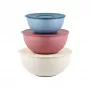 Guzzini EVERYWHERE BIO Conjunto de 3 taças com tampas, cores variadas