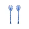 Guzzini Vanity Talheres de salada azul denim Conjunto de 2 peças