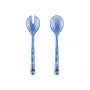 Guzzini Vanity Talheres de salada azul denim Conjunto de 2 peças