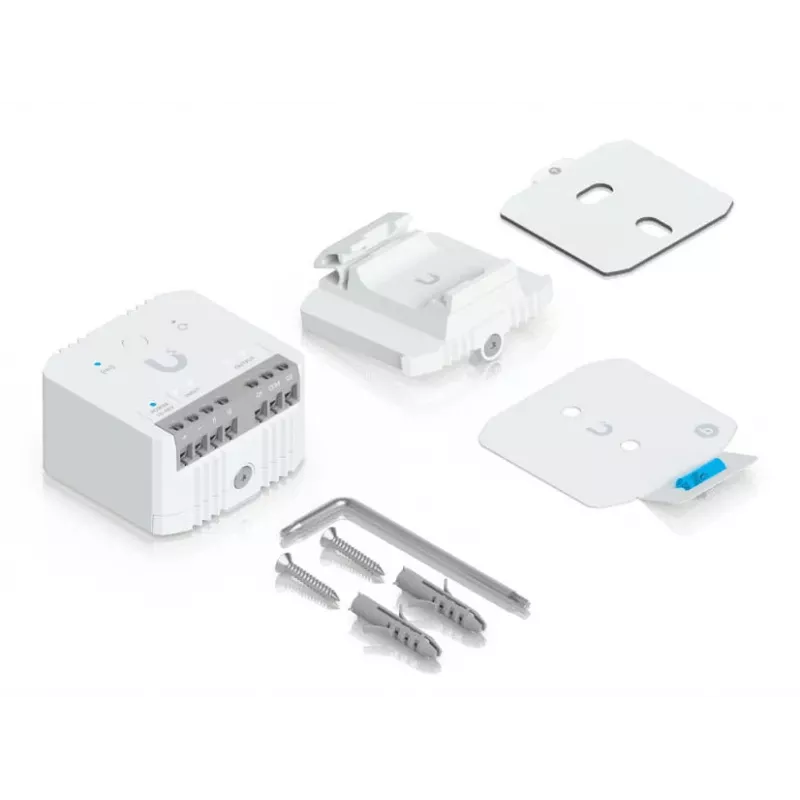 Ubiquiti SuperLink Relay USL-Relay - Relé de contacto seco para automação de rede, PoE/USB-C, gerido por UniFi