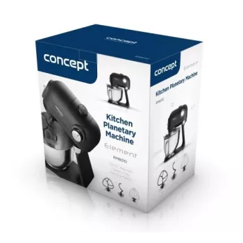 Robot de cozinha planetária Concept RM8010 1200 W 5,5 L Branco/Prateado