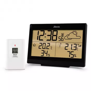 Estação meteorológica sem fios Alecto WS-2300 com multisensor, preto