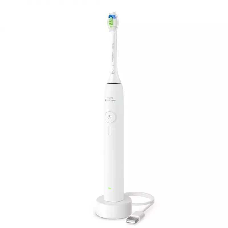 Escova de dentes sónica recarregável Philips Sonicare 3100 Series HX4031/21, branco