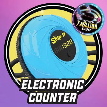 Just Play Skip It Deluxe Petrol - brinquedo de saltar com contador e luzes intermitentes para crianças a partir dos 6 anos