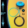 Just Play Skip It Deluxe Petrol - brinquedo de saltar com contador e luzes intermitentes para crianças a partir dos 6 anos