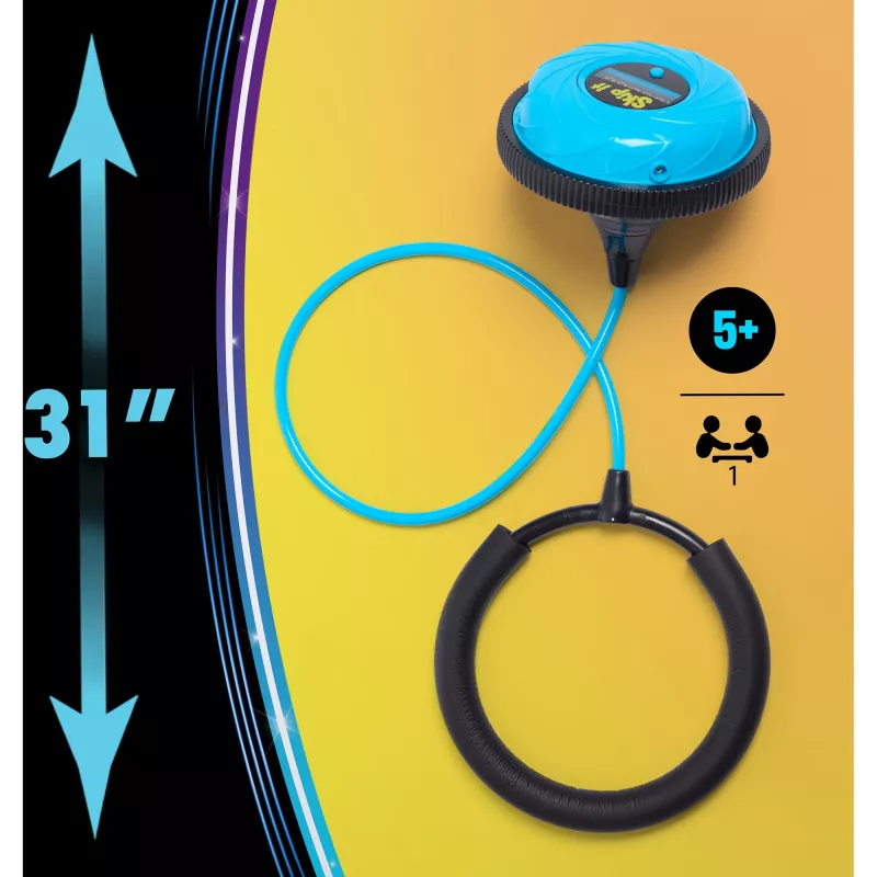 Just Play Skip It Deluxe Petrol - brinquedo de saltar com contador e luzes intermitentes para crianças a partir dos 6 anos