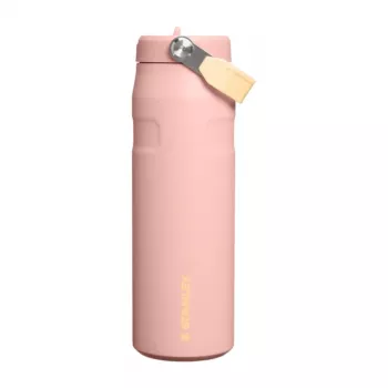 Stanley IceFlow Garrafa com palhinha dobrável 2.0 710 ml Rosa-pêssego