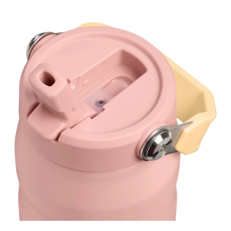 Stanley IceFlow Garrafa com palhinha dobrável 2.0 710 ml Rosa-pêssego