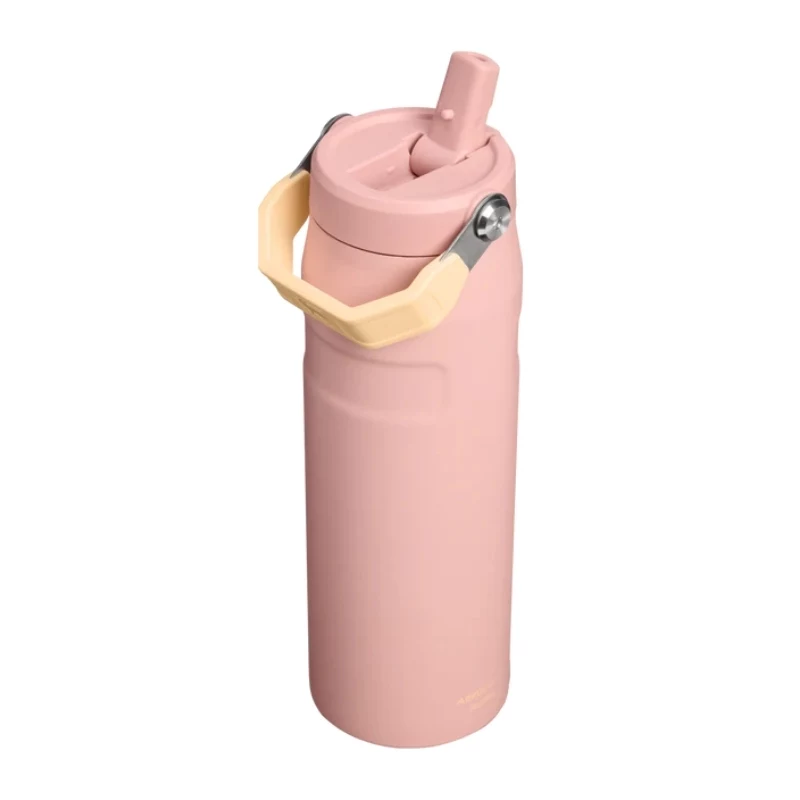 Stanley IceFlow Garrafa com palhinha dobrável 2.0 710 ml Rosa-pêssego