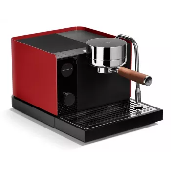 Fellow Espresso Series 1 máquina de café espresso com porta-filtro, Cherry Red