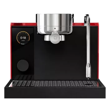 Fellow Espresso Series 1 máquina de café espresso com porta-filtro, Cherry Red