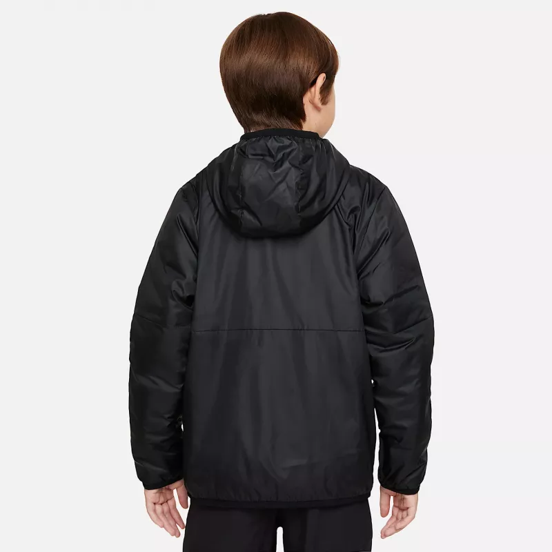 Casaco isolado Nike Therma Repel Park para criança preto L