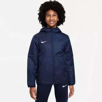 Casaco de inverno Nike Therma Repel Park para criança azul-marinho branco tamanho S