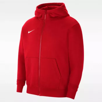 Sweatshirt com capuz Nike Park 20 em polar com fecho completo vermelho universitário