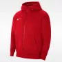 Sweatshirt com capuz Nike Park 20 em polar com fecho completo vermelho universitário