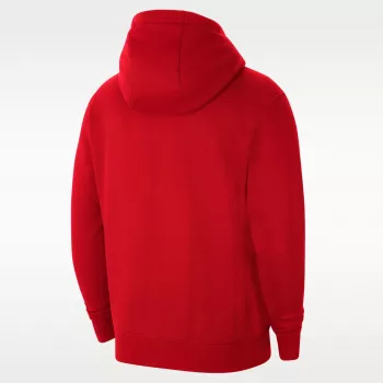 Sweatshirt com capuz Nike Park 20 em polar com fecho completo vermelho universitário