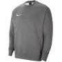 Sweatshirt Nike Park 20 em polar de gola redonda cinzento-escuro mesclado branco Swoosh S