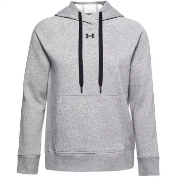 Under Armour Rival Fleece sweatshirt com capuz mulher Mod Cinzento/Branco