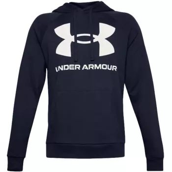 Under Armour Rival Fleece Big Logo HD sweatshirt com capuz homem Azul-marinho 1357093 410
