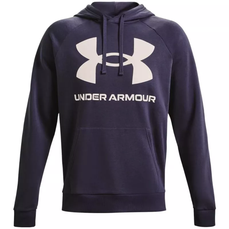 Sweatshirt Under Armour Rival Fleece Big Logo HD para homem roxo 1357093 558