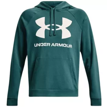 Hoodie Under Armour Rival Fleece Big Logo homem HD Green 1357093 722