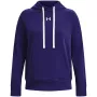 Hoodie Under Armour Rival Fleece HB para mulher Midnight Navy/Branco