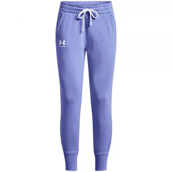 Calças Under Armour Rival Fleece para mulher Cosmic Purple / Branco XS