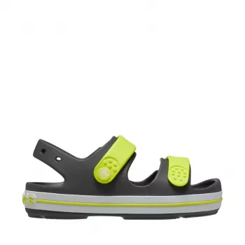 Crocs Crocband Cruiser sandálias de criança grafite amarelo tamanho 28-29