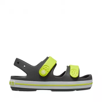 Crocs Crocband Cruiser sandálias de criança grafite amarelo tamanho 32-33