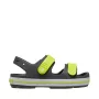 Crocs Crocband Cruiser sandálias de criança grafite amarelo tamanho 32-33